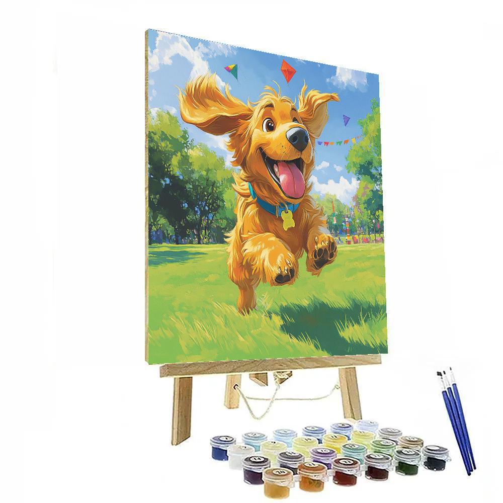 Dug Squirrel Park Chase Disney Inspired Numbered painting kits