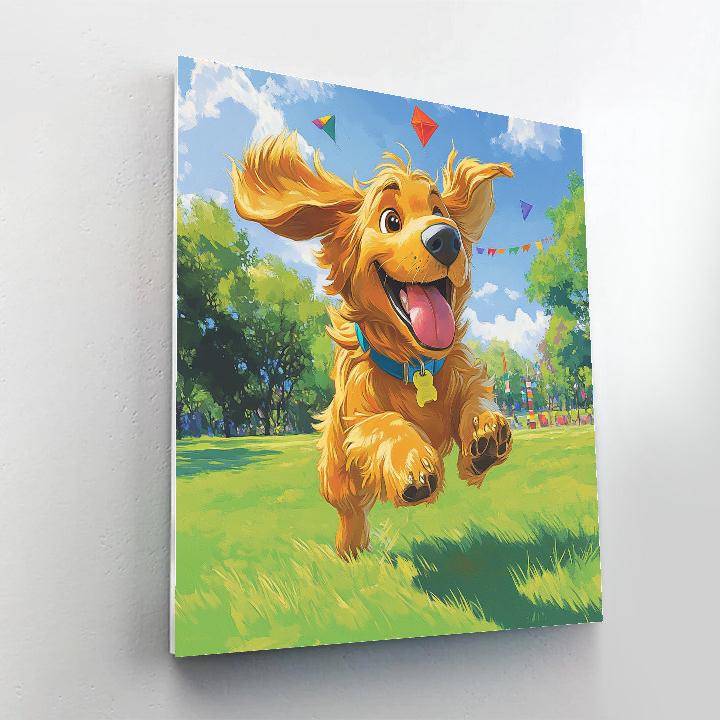 Dug Squirrel Park Chase Disney Inspired Numbered painting kits