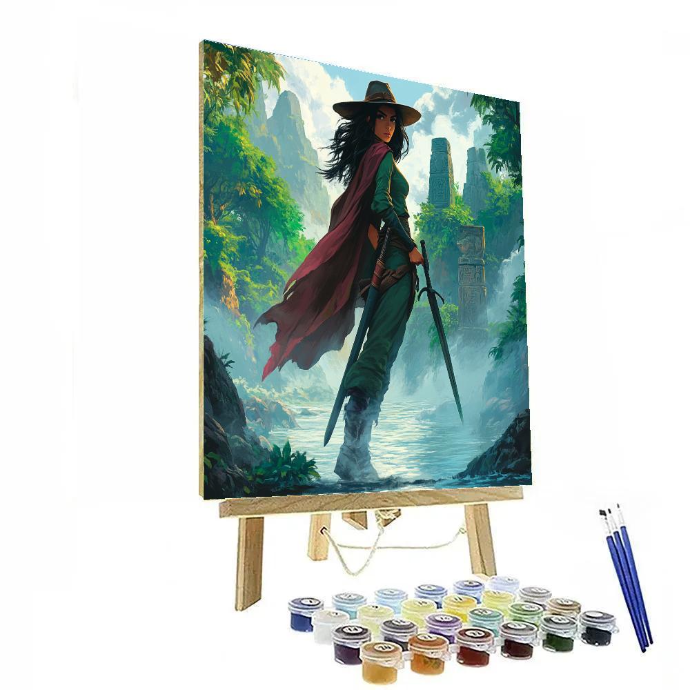 Raya Dragon River Watch Disney Inspired Numbered painting kits