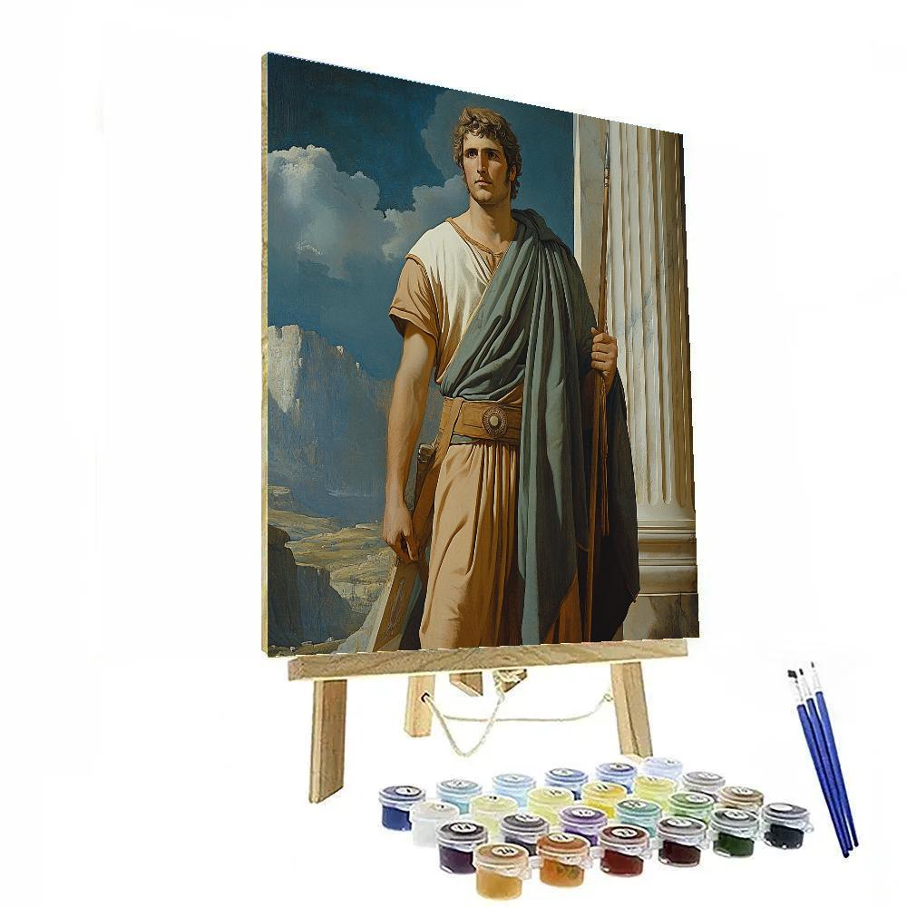 Jacques Louis David Inspired Heroic Explorer paint by numbers
