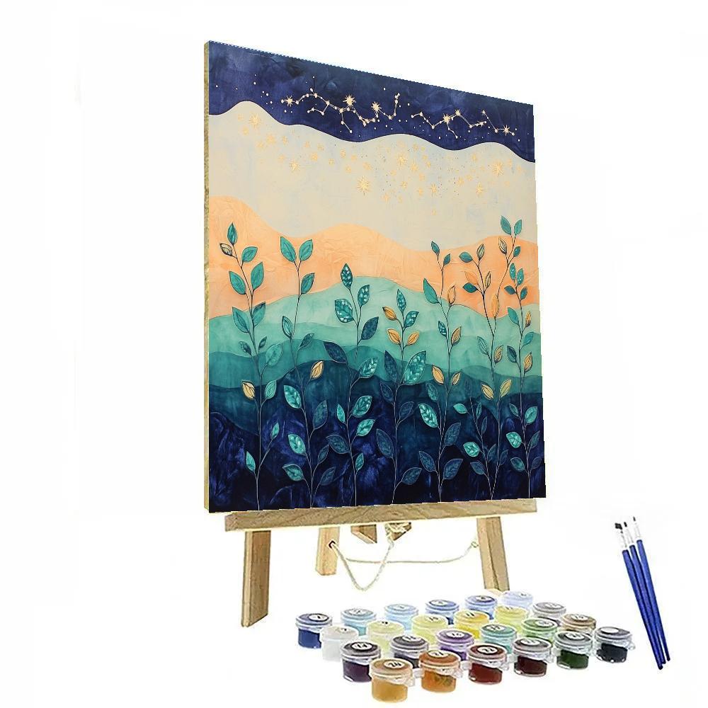 Frida Kahlo Inspired Dawn On A Distant Exoplanet Garden Painting by numbers kit