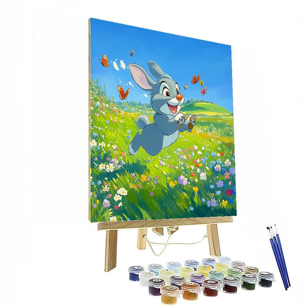 Thumper Meadow Hop Race Disney Inspired Paint by numbers kits