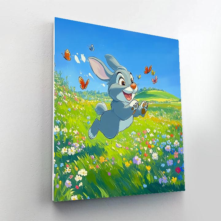 Thumper Meadow Hop Race Disney Inspired Paint by numbers kits
