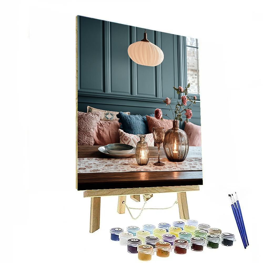 Pierre Bonnard Inspired Evening Dinner Table Number painting