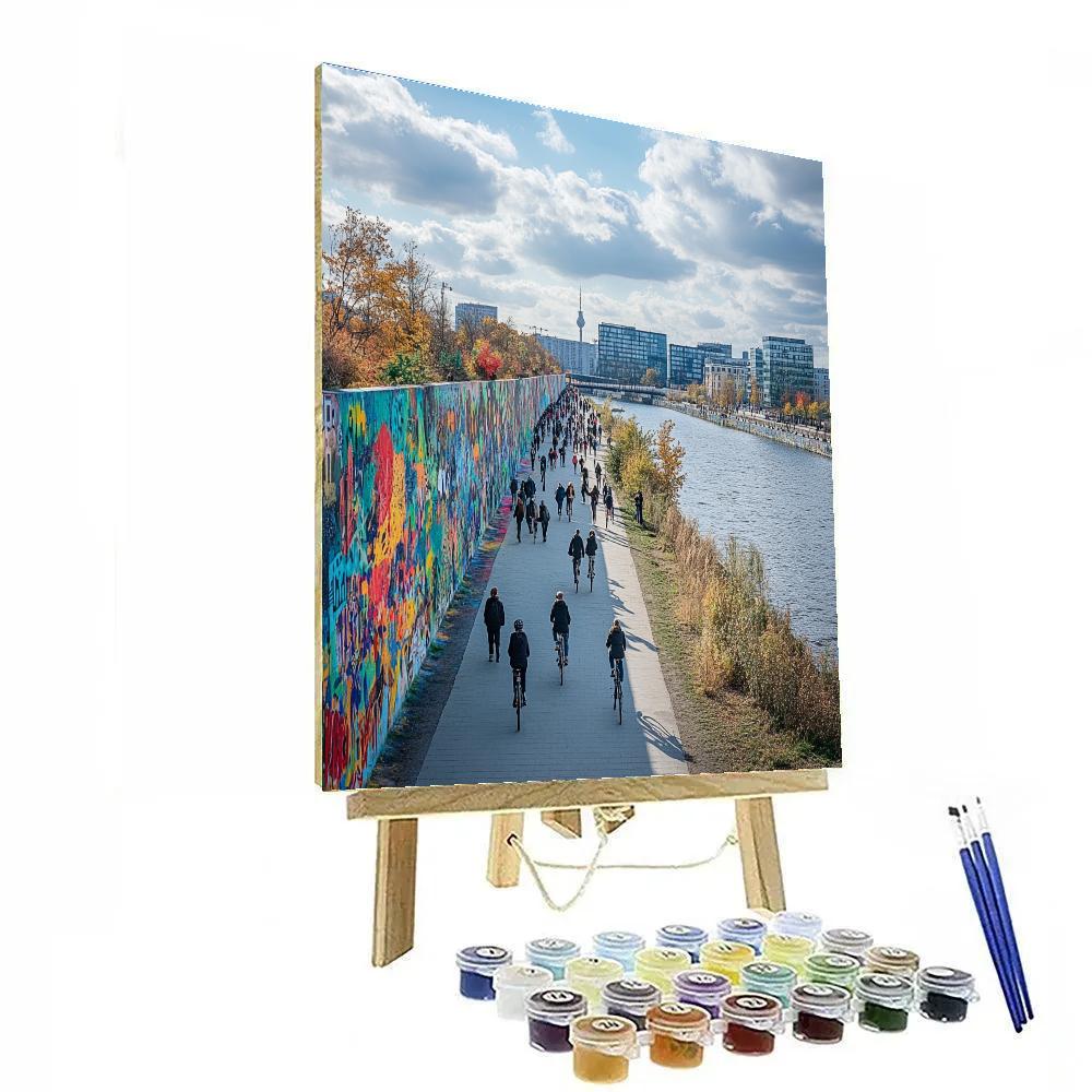 East Side Gallery Riverside Berlin Germany Paint by numbers kits