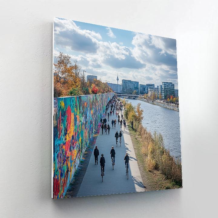 East Side Gallery Riverside Berlin Germany Paint by numbers kits