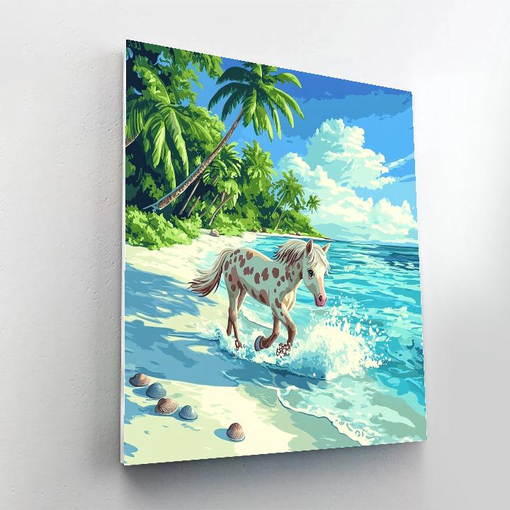 Pua Island Lagoon Splash Disney Inspired Numbered painting kits