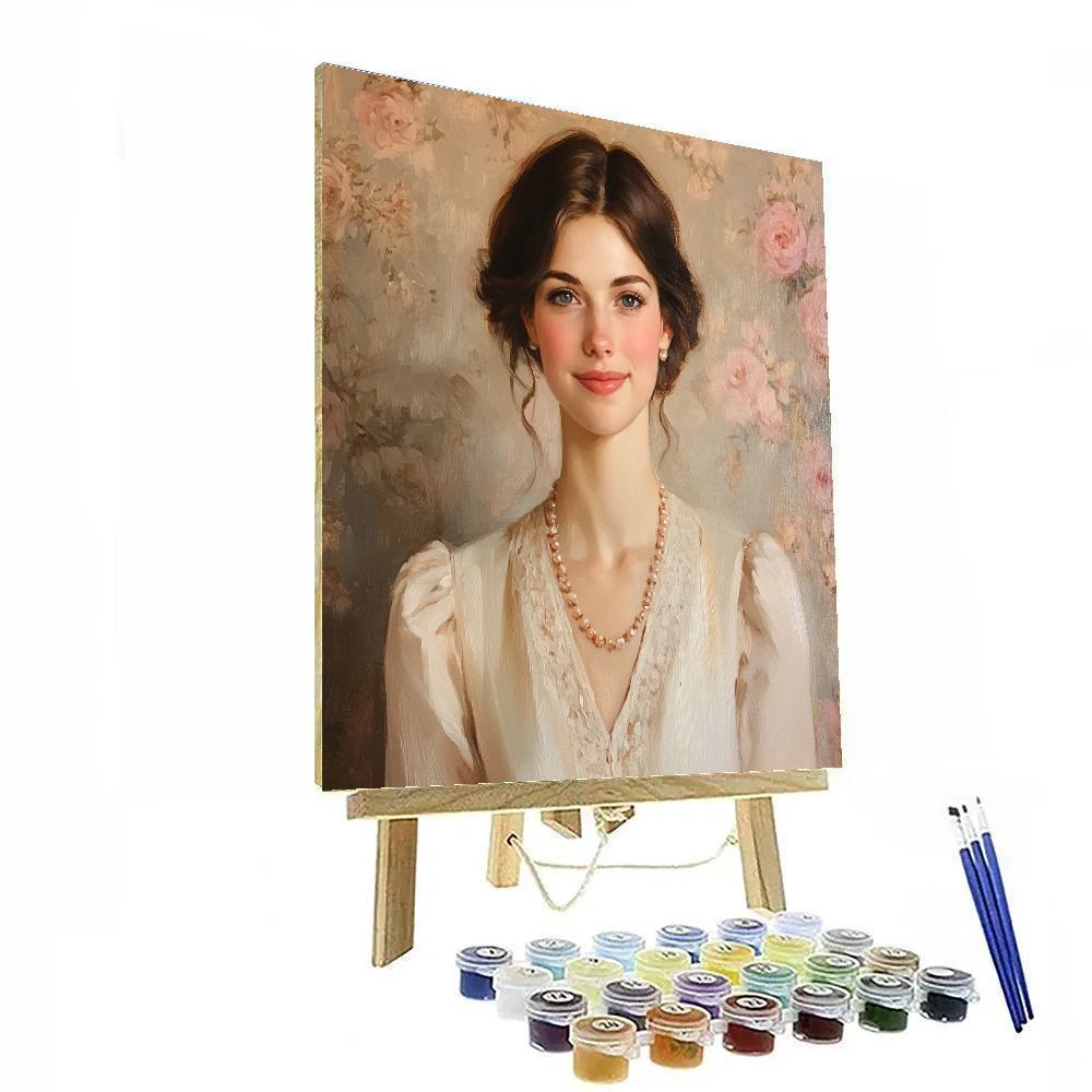 John Singer Sargent Inspired Portrait In Evening Light Paint by numbers art