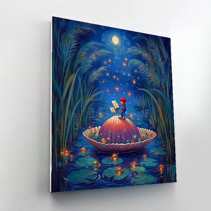 Sebastian Lagoon Concert Night Disney Inspired Paint by numbers kits