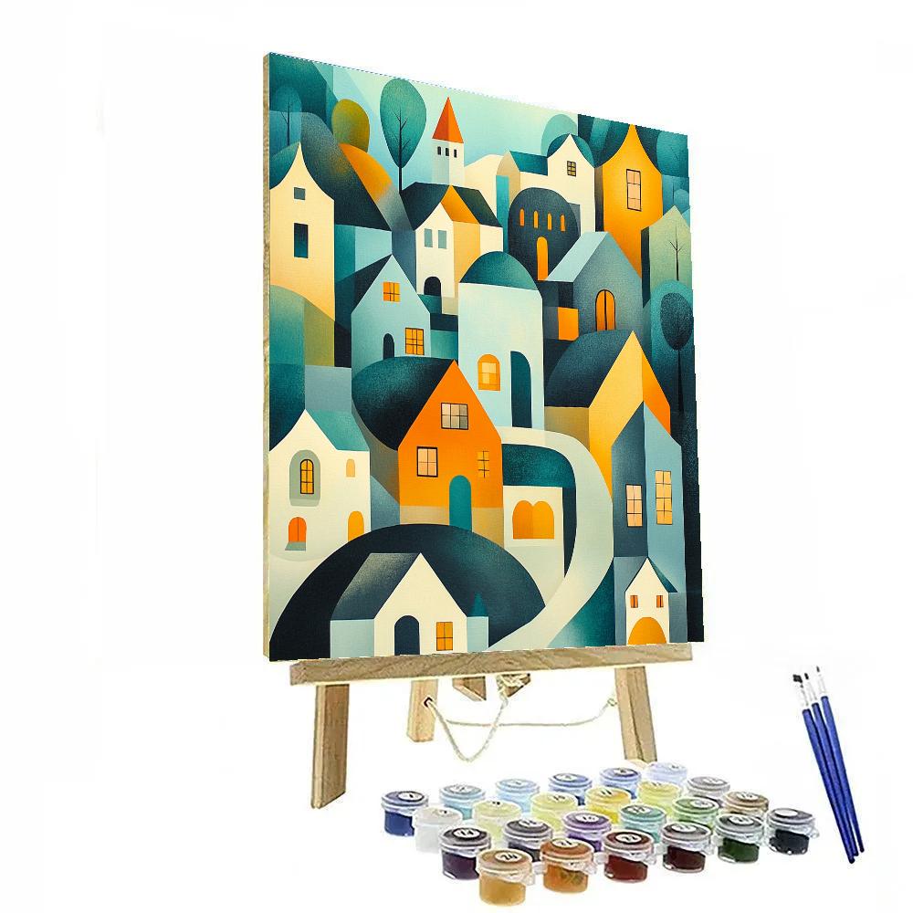 Paul Klee Inspired Toy Town painting number kit
