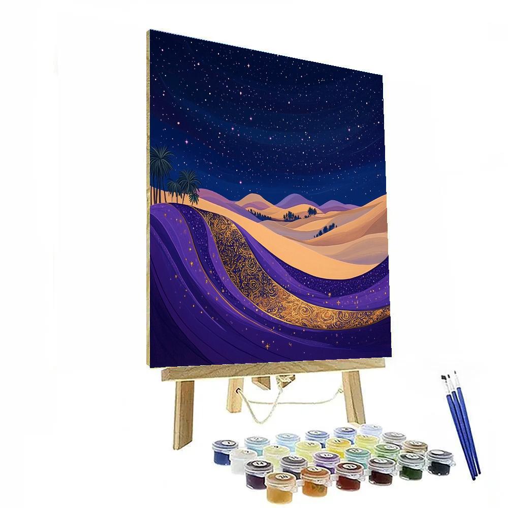 Magic Carpet Star Dune Glide Disney Inspired DIY paint by numbers