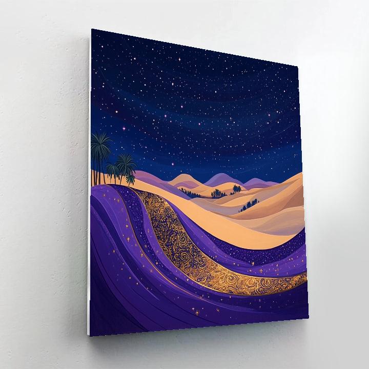 Magic Carpet Star Dune Glide Disney Inspired DIY paint by numbers
