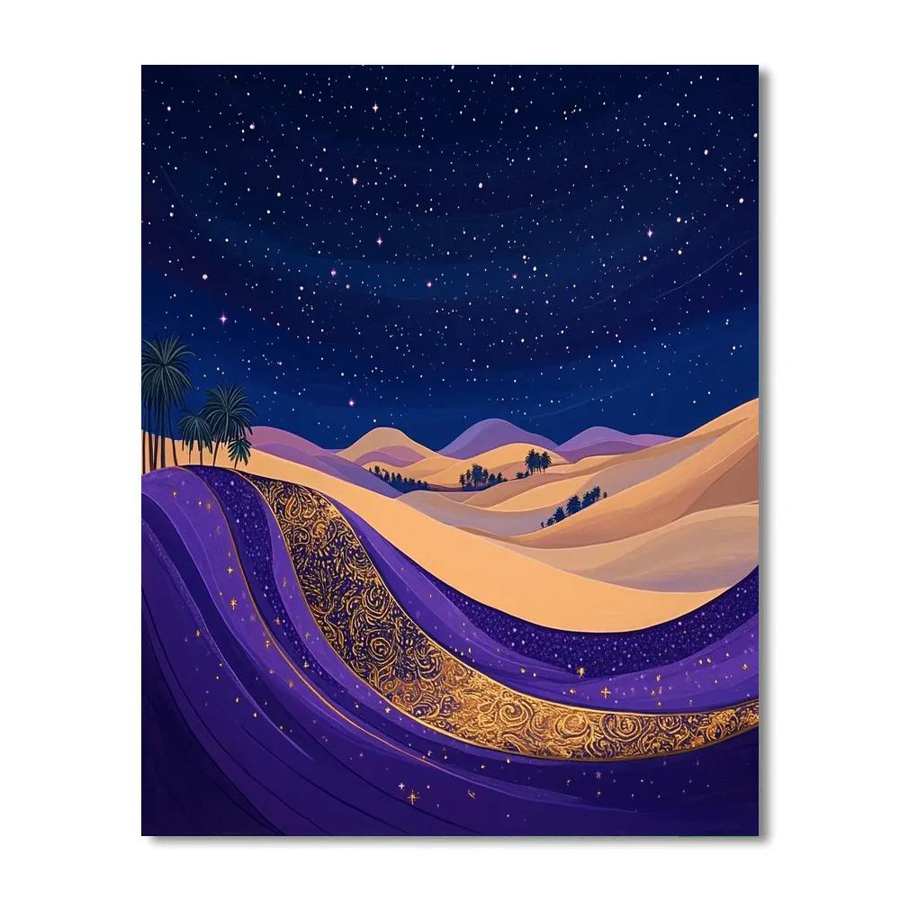 Magic Carpet Star Dune Glide Disney Inspired DIY paint by numbers
