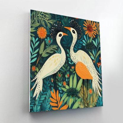 Henri Rousseau Inspired Parade Of Birds paint by number