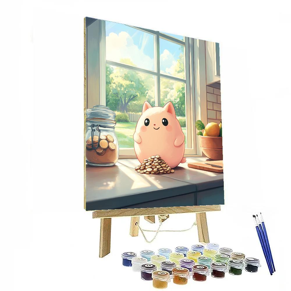 Hamm Coin Bank Counter Guard Disney Inspired Numbered painting kits