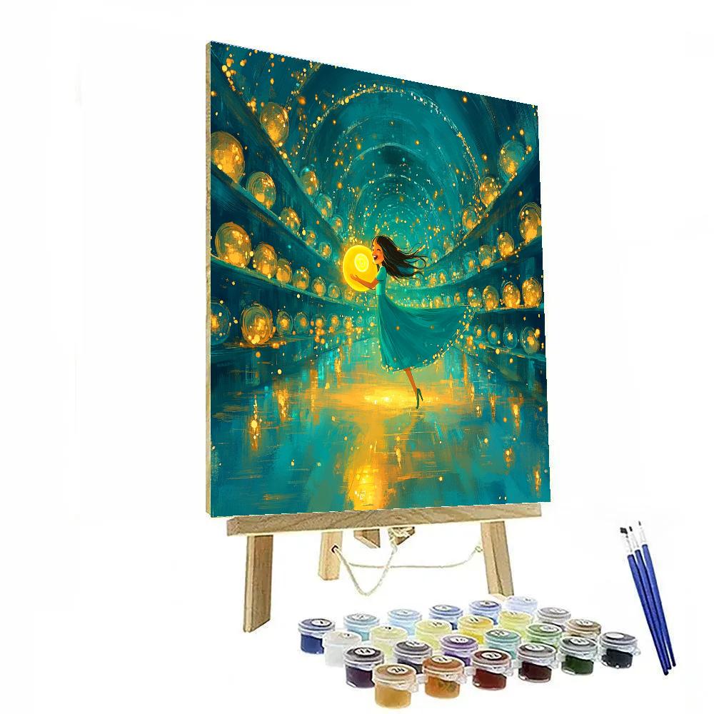Joy Memory Orb Dance Disney Inspired Painting by numbers kit