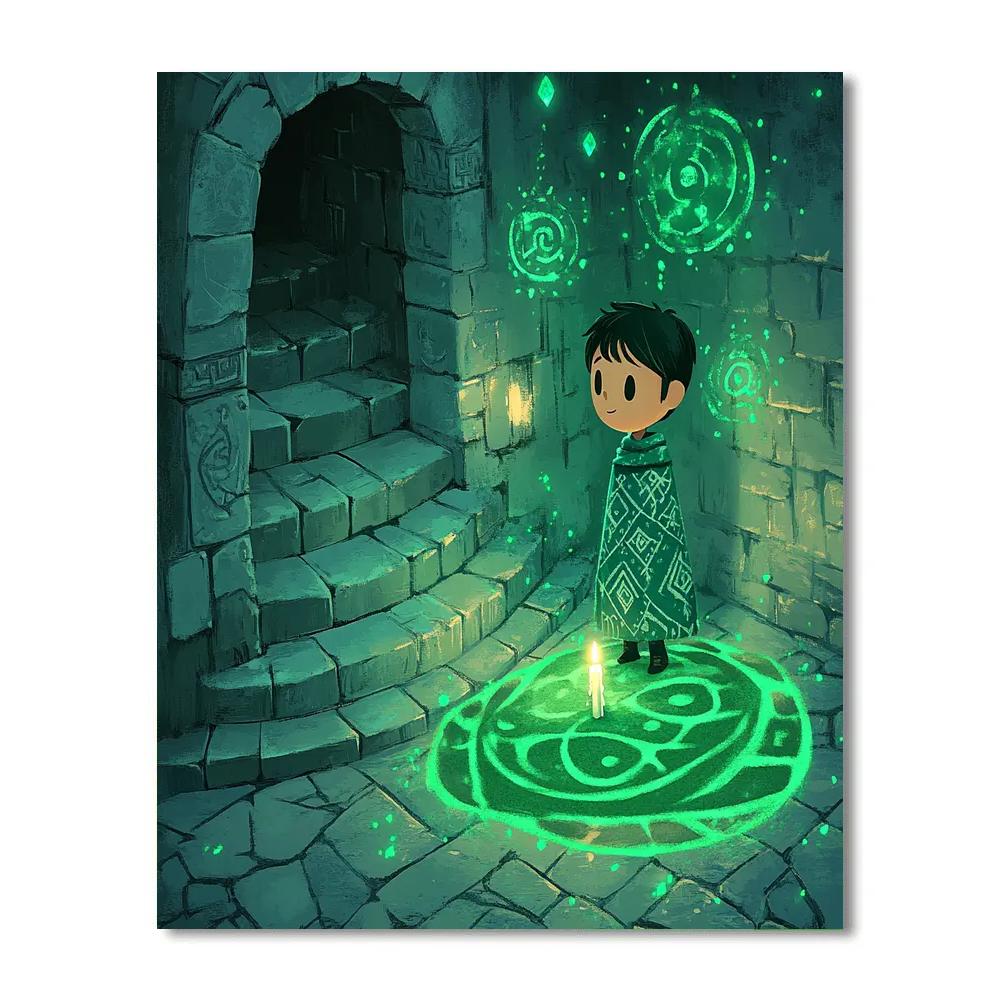 Bruno Madrigal Hidden Tower Vision Room Disney Inspired painting number kit