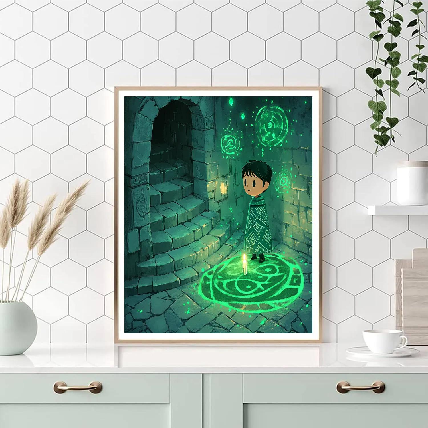 Bruno Madrigal Hidden Tower Vision Room Disney Inspired painting number kit