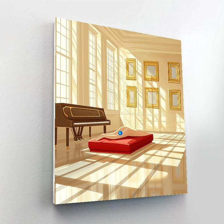 Duchess Elegant Salon Sunbeam Stretch Disney Inspired Paint by numbers art