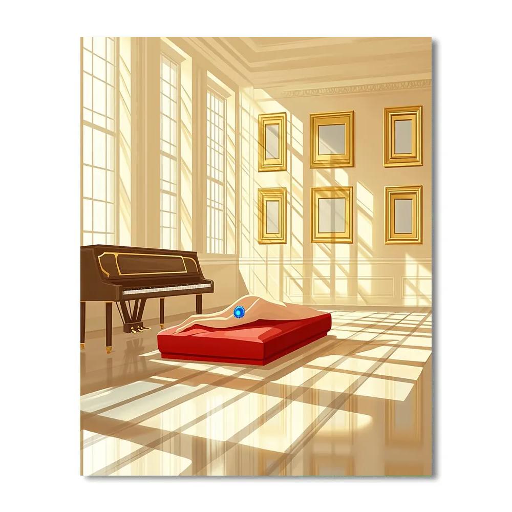 Duchess Elegant Salon Sunbeam Stretch Disney Inspired Paint by numbers art