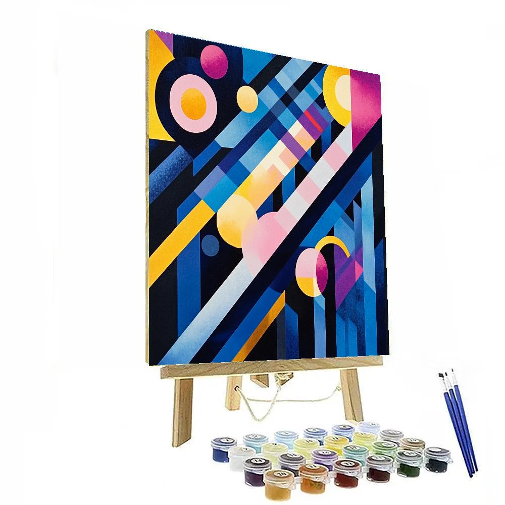 Wassily Kandinsky Inspired Color Field Concert Paint by numbers kits