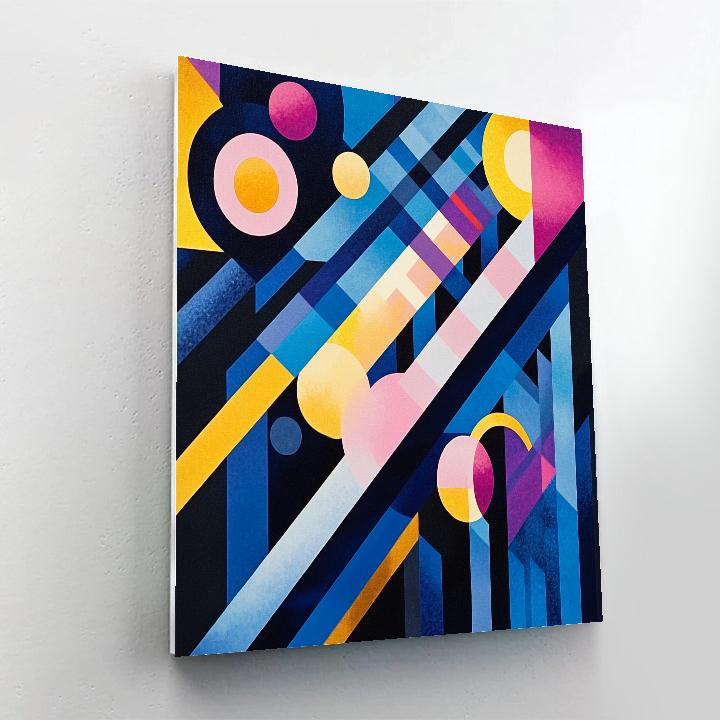 Wassily Kandinsky Inspired Color Field Concert Paint by numbers kits