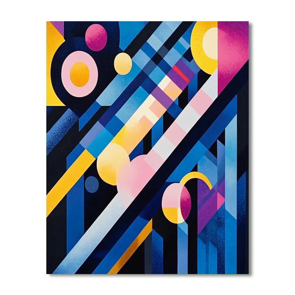 Wassily Kandinsky Inspired Color Field Concert Paint by numbers kits