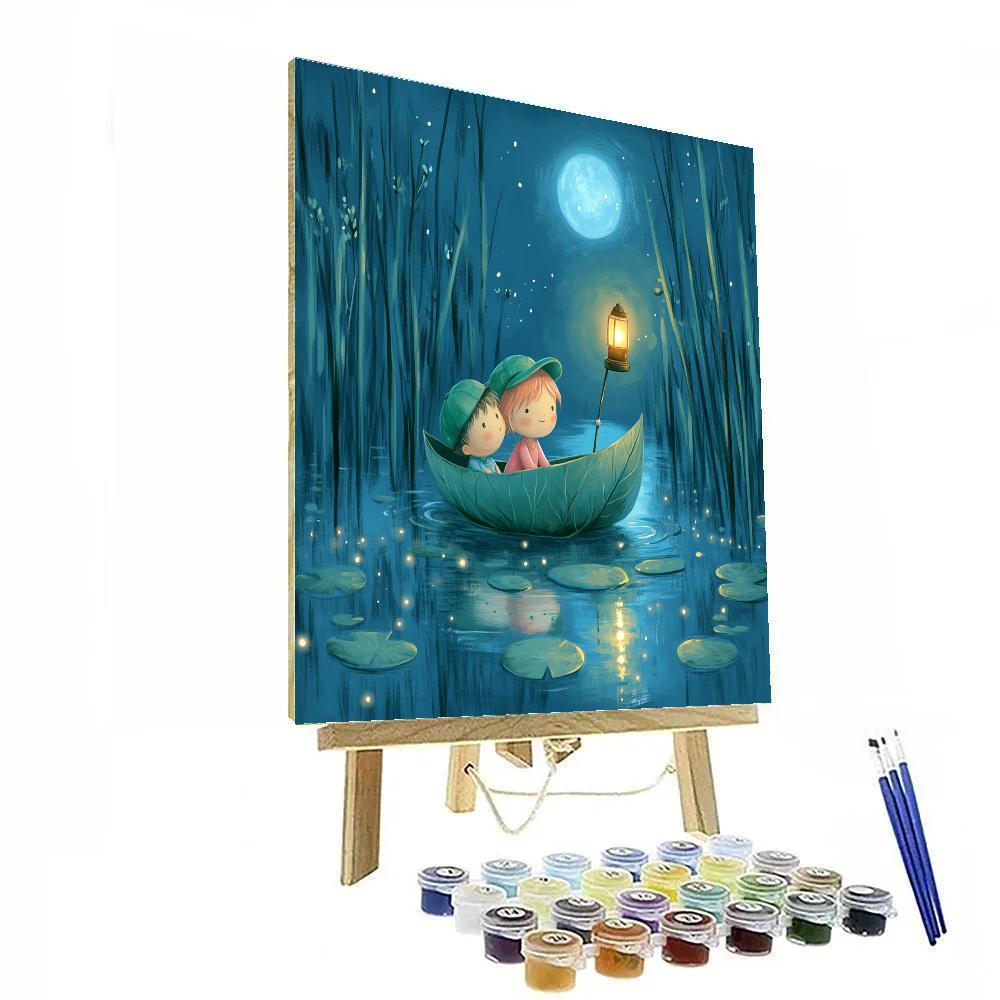 Bernard And Bianca Lantern Boat Mission Disney Inspired Paint by numbers art