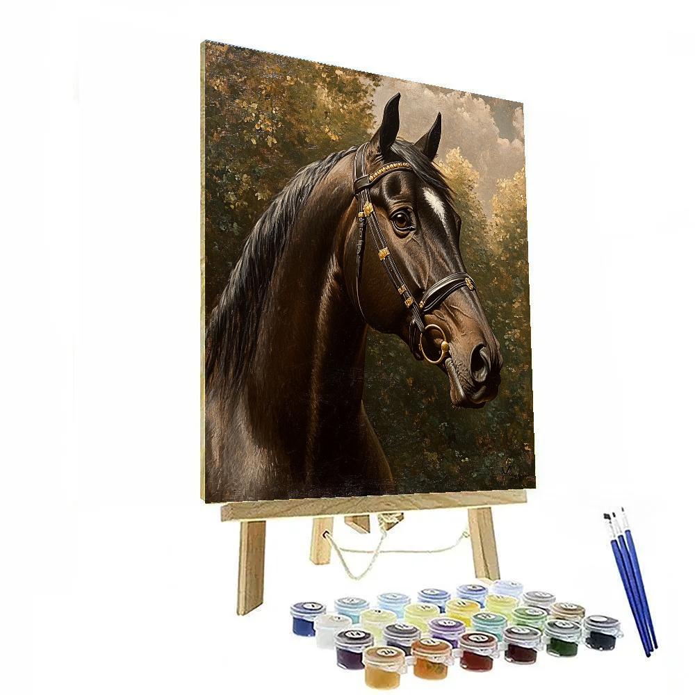 Diego Velazquez Inspired Noble Stallion DIY paint by numbers