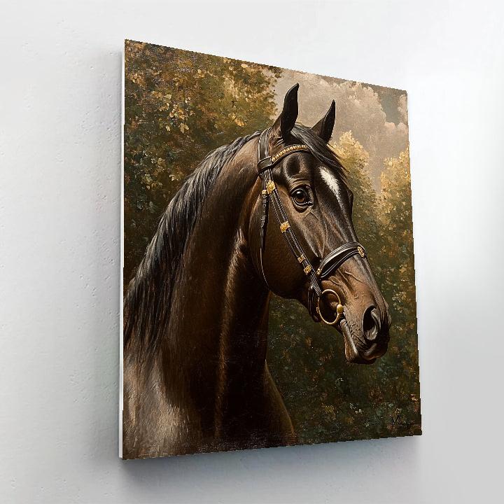Diego Velazquez Inspired Noble Stallion DIY paint by numbers