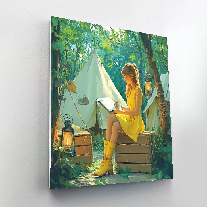 Jane Porter Sketchbook Jungle Camp Disney Inspired DIY paint by numbers