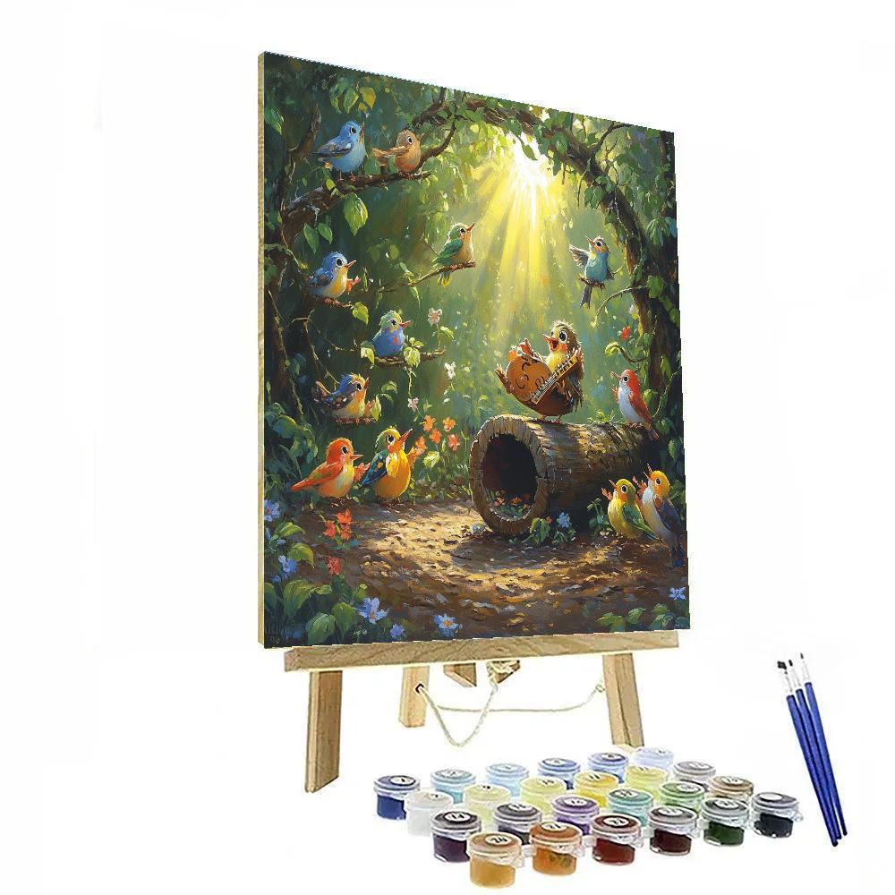 Terk Jungle Drum Log Jam Session Disney Inspired DIY paint by numbers