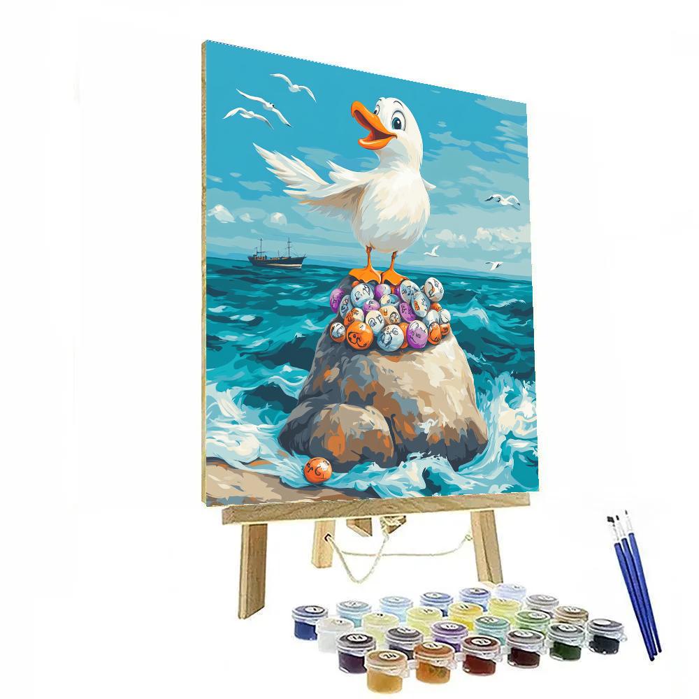 Scuttle Seaside Rock Treasure Chat Disney Inspired paint by color