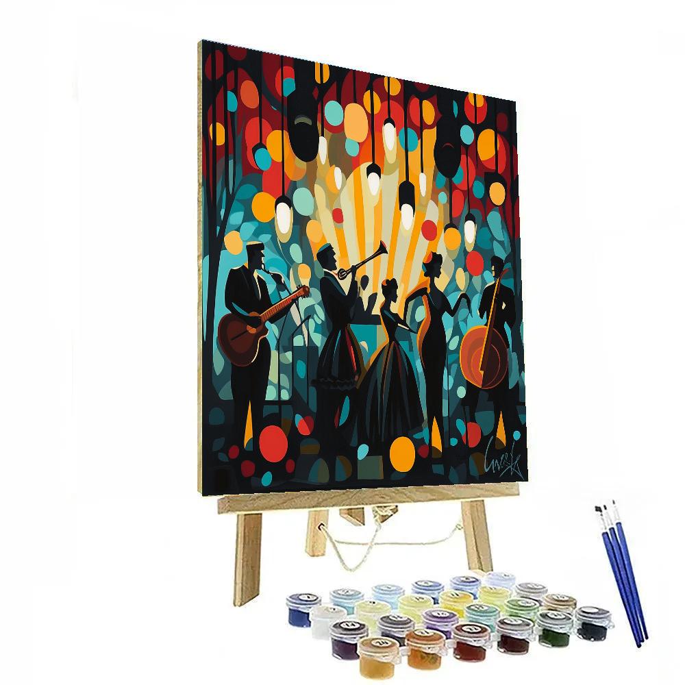 Toulouse Lautrec Inspired Midnight Cabaret Number painting