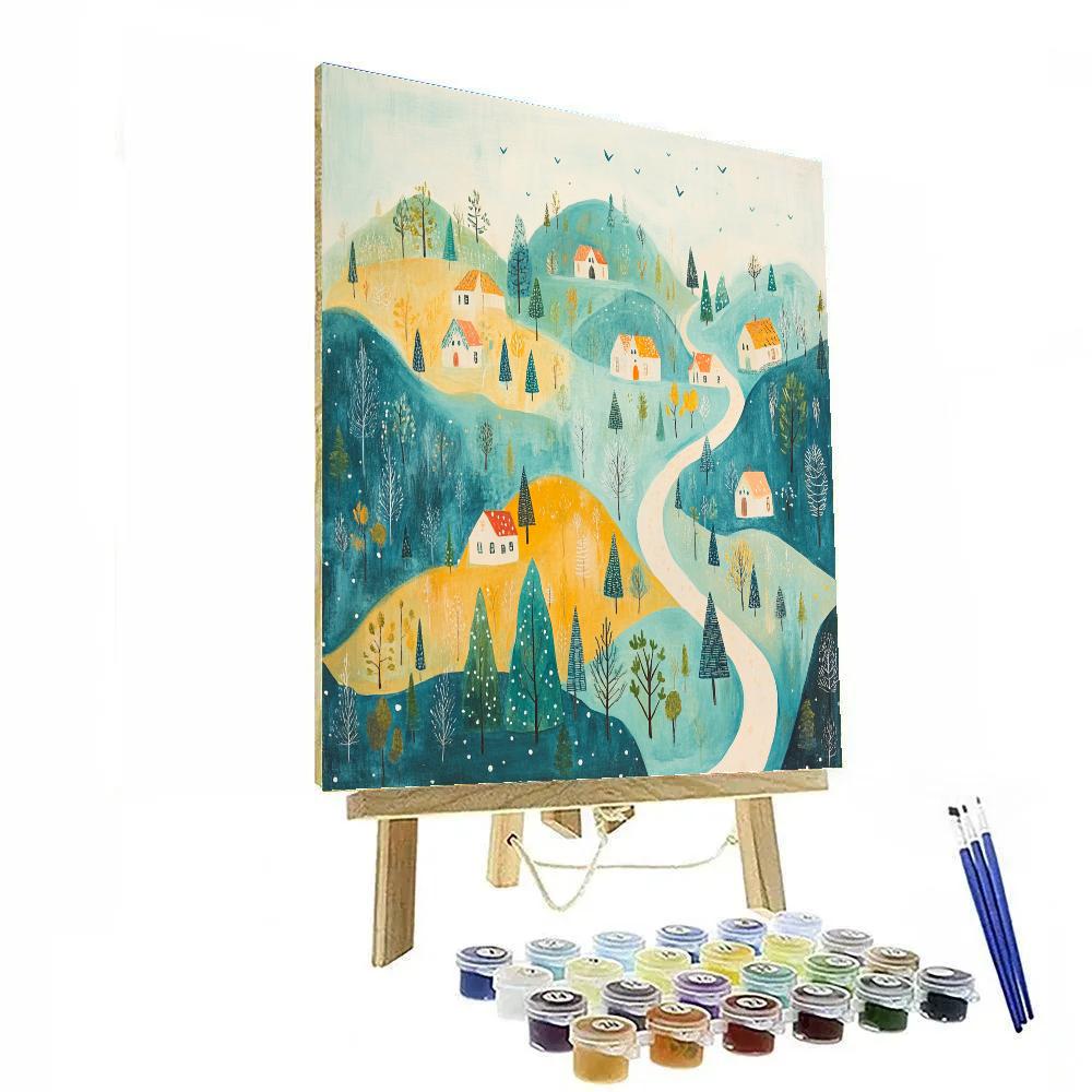 Paul Klee Inspired Map Of Dreams Painting by numbers kit