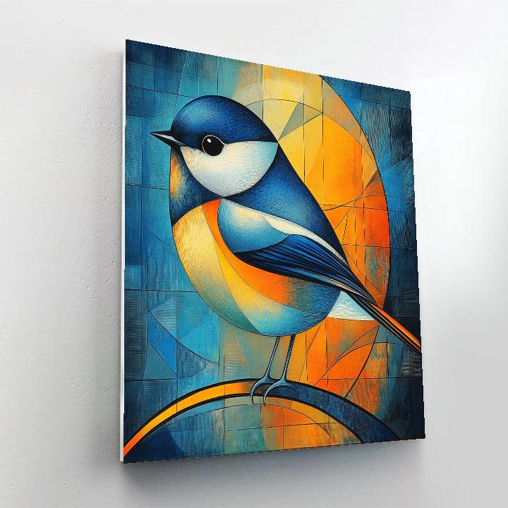 Franz Marc Inspired Blue Bird Chorus Paint by numbers art