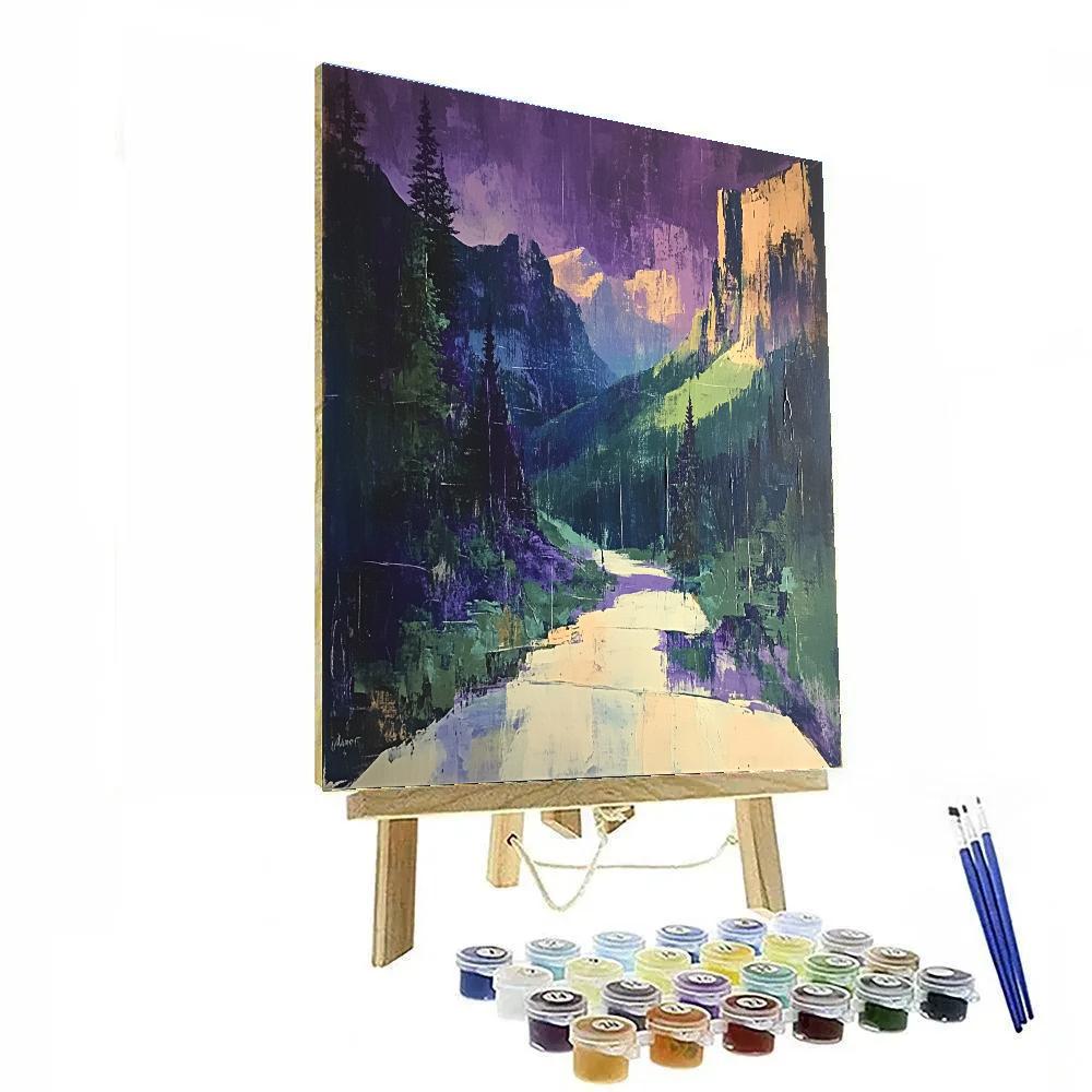 Marianne Von Werefkin Inspired Mountain Retreat Number painting