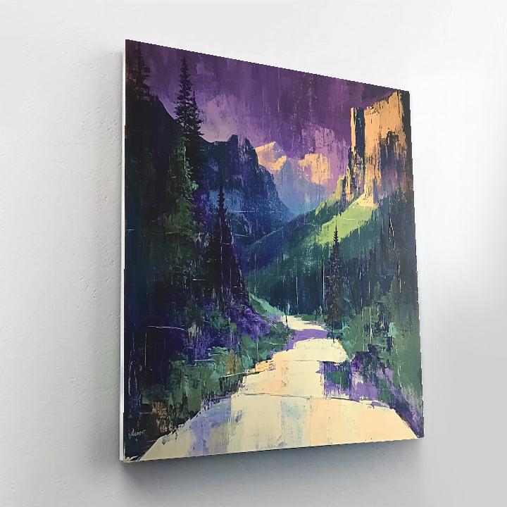 Marianne Von Werefkin Inspired Mountain Retreat Number painting