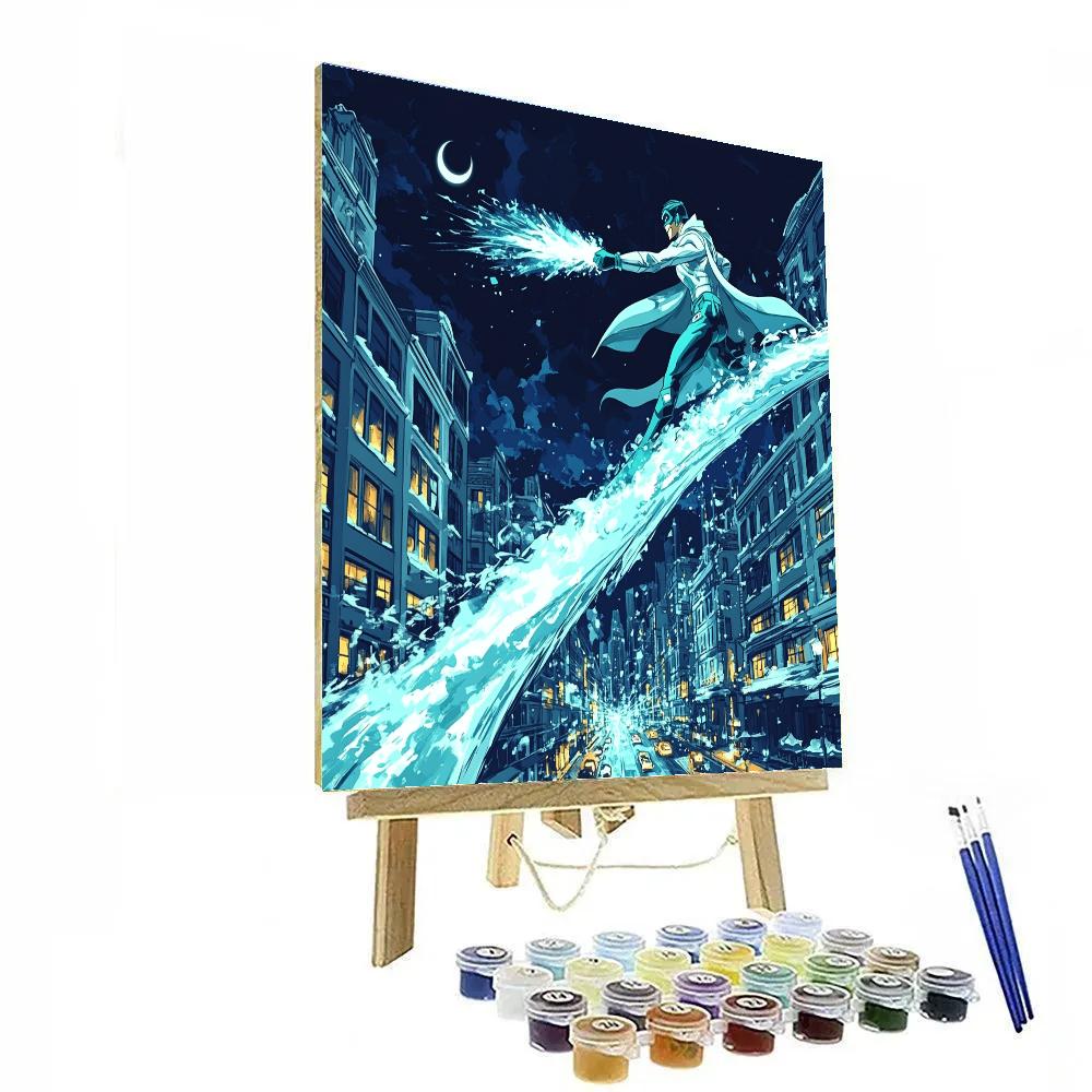Frozone Frozen Bridge City Glide Disney Inspired Paint by numbers kits