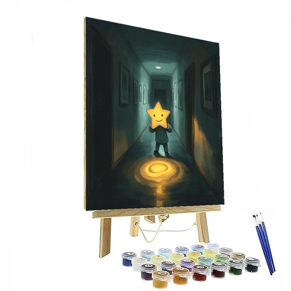 Fear Nightlight Hallway Patrol Disney Inspired Paint by numbers kits