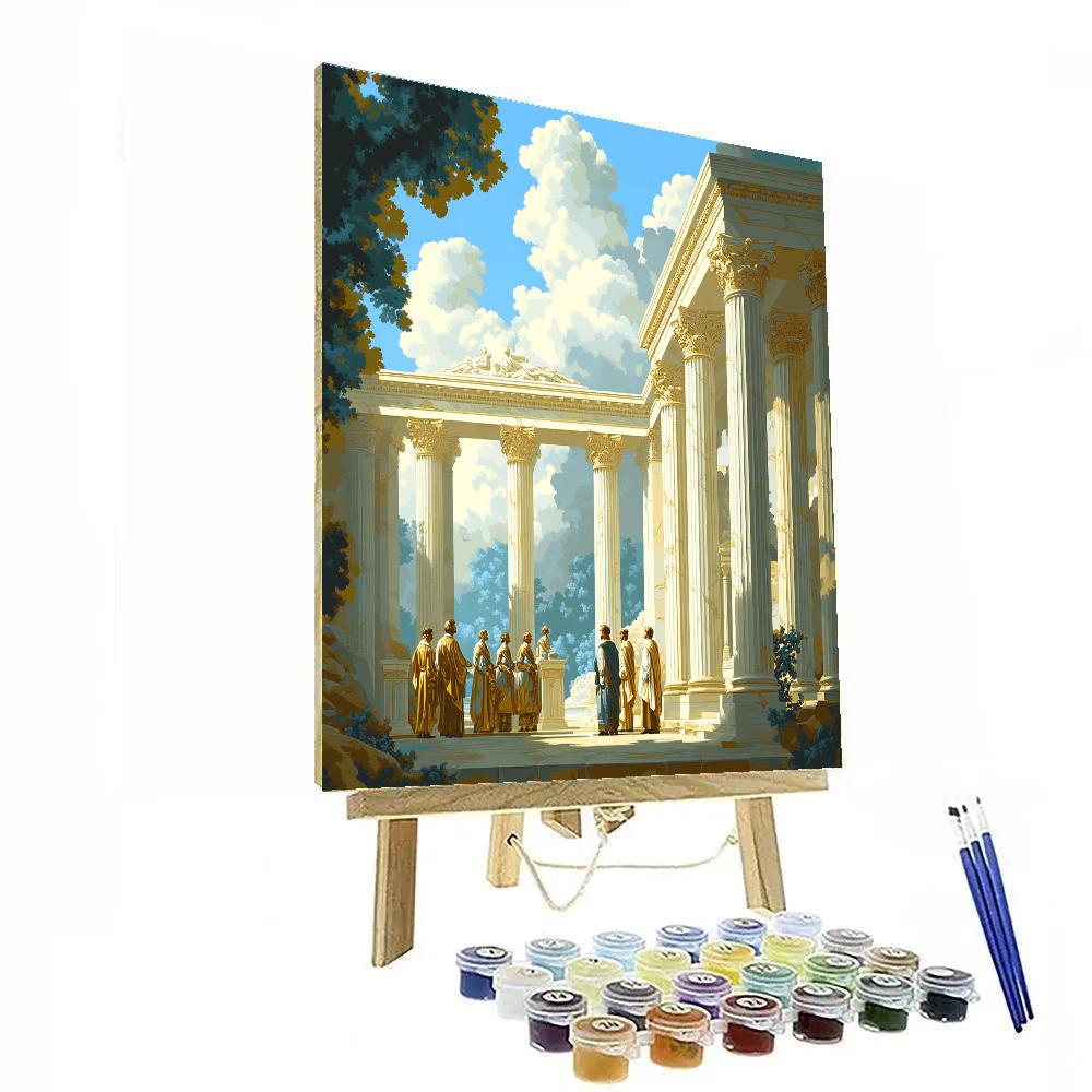 Jacques Louis David Inspired Explorers Oath Numbered painting kits