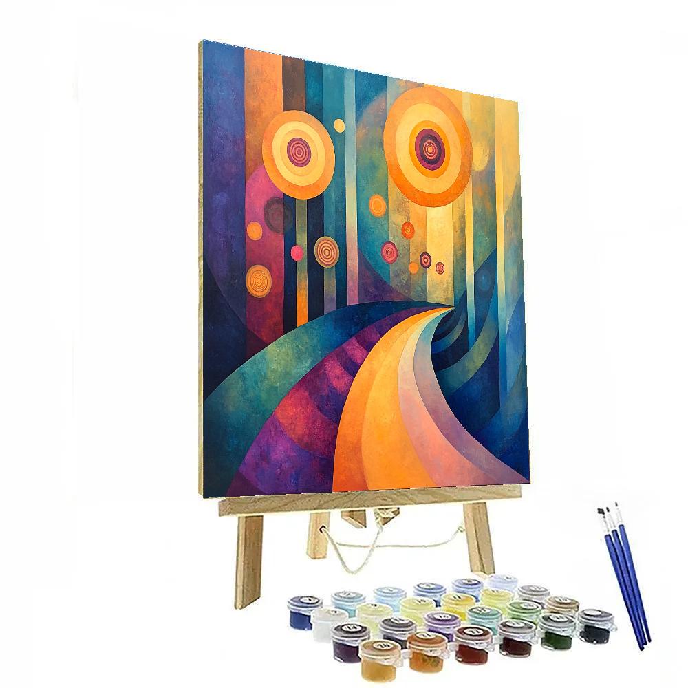Wassily Kandinsky Inspired Nebula Garden Painting by numbers kit