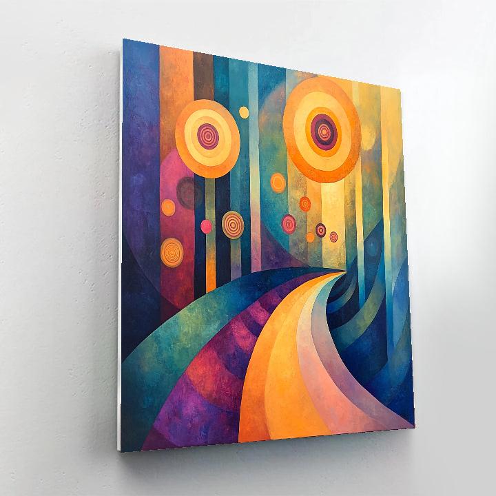 Wassily Kandinsky Inspired Nebula Garden Painting by numbers kit