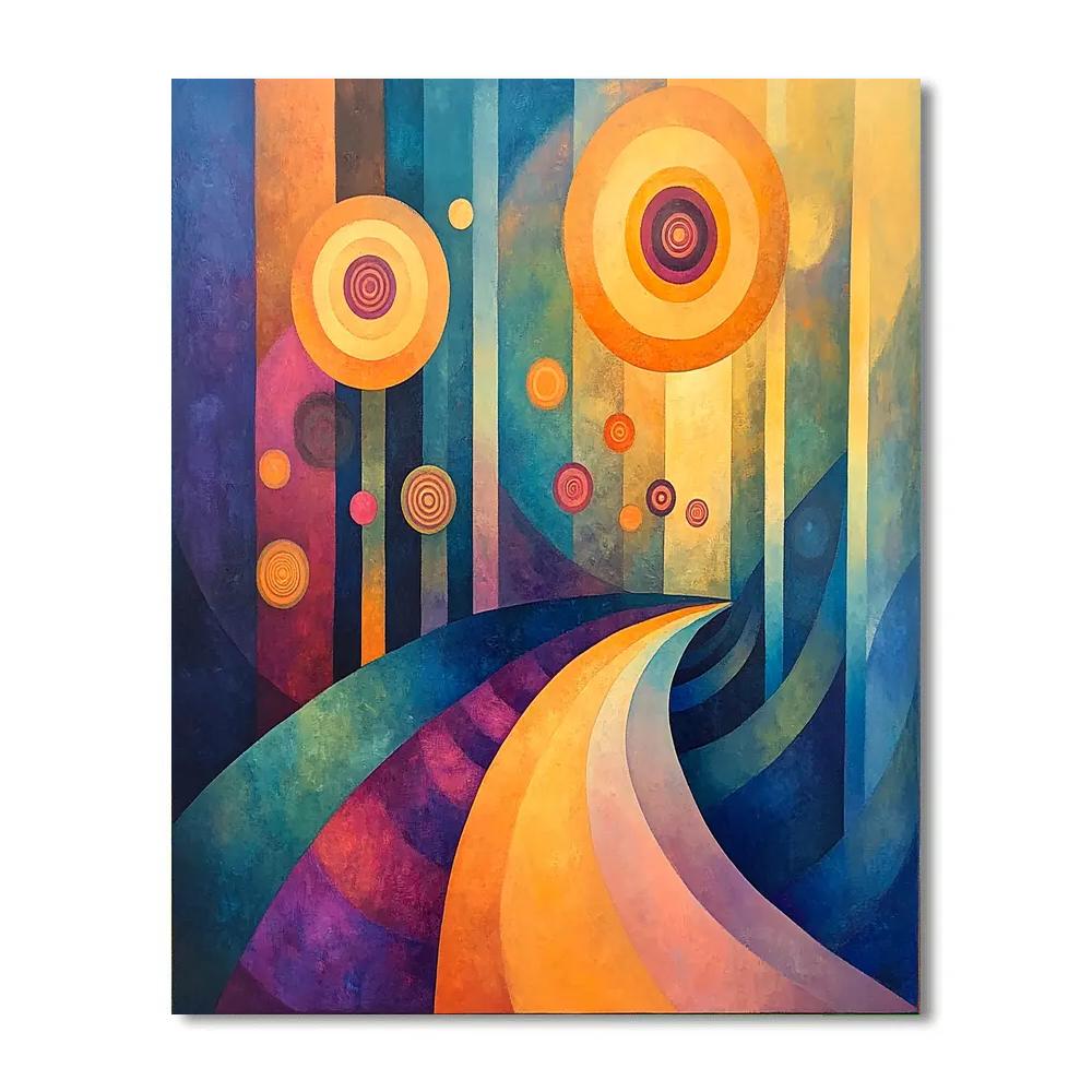 Wassily Kandinsky Inspired Nebula Garden Painting by numbers kit