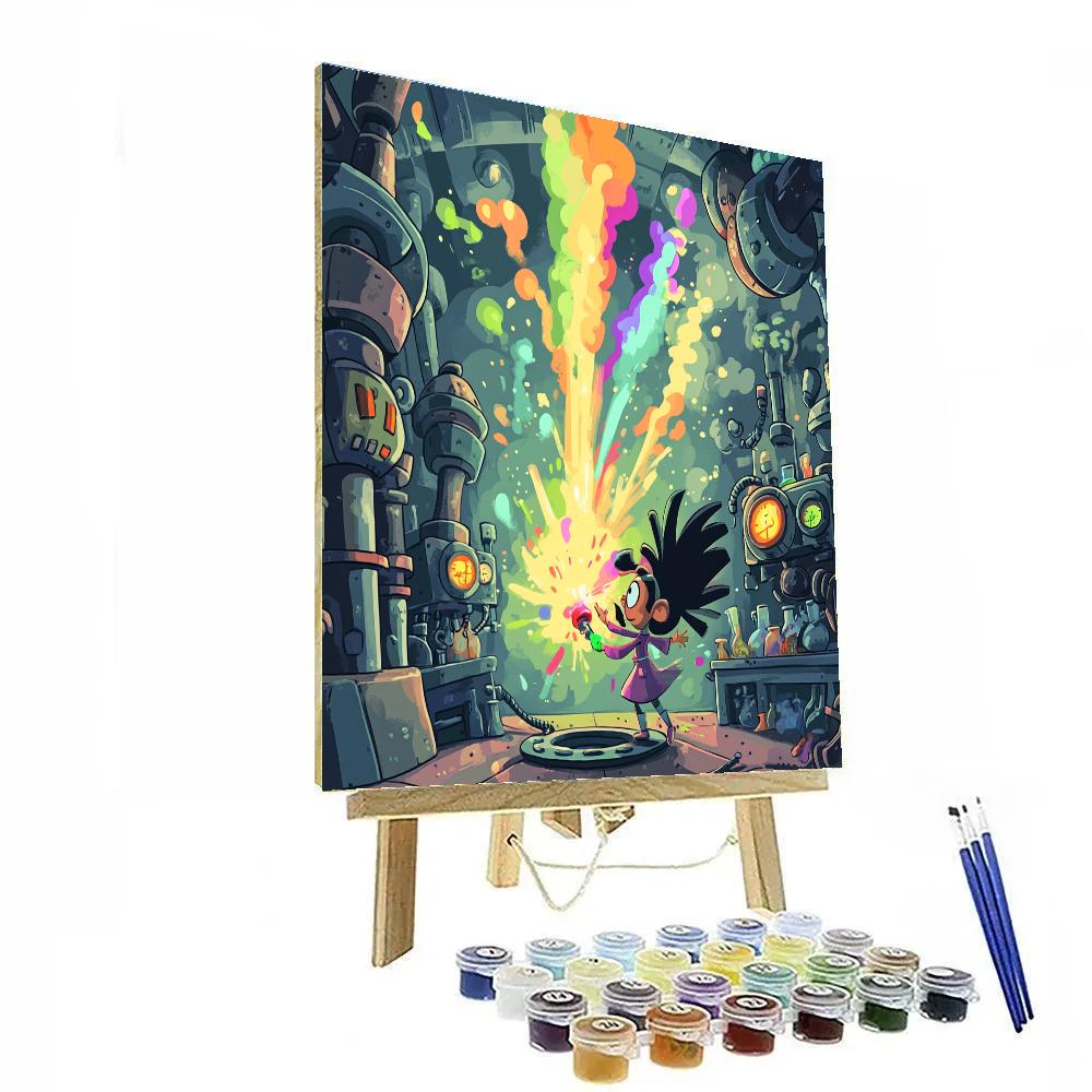 Yzma Secret Lab Switch Mishap Disney Inspired Paint by numbers kits