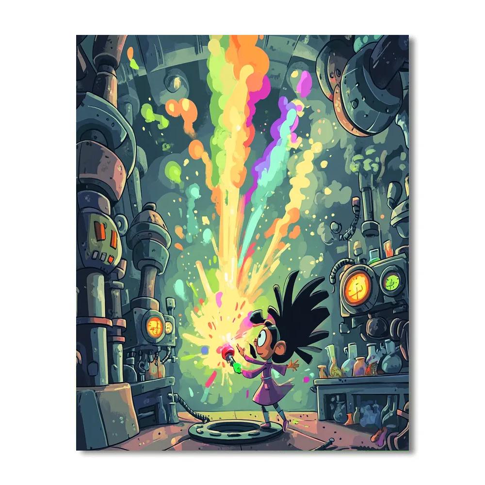 Yzma Secret Lab Switch Mishap Disney Inspired Paint by numbers kits