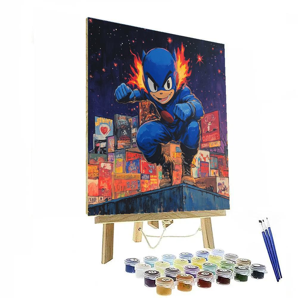 Fred Monster Costume Rooftop Pounce Disney Inspired paint by color