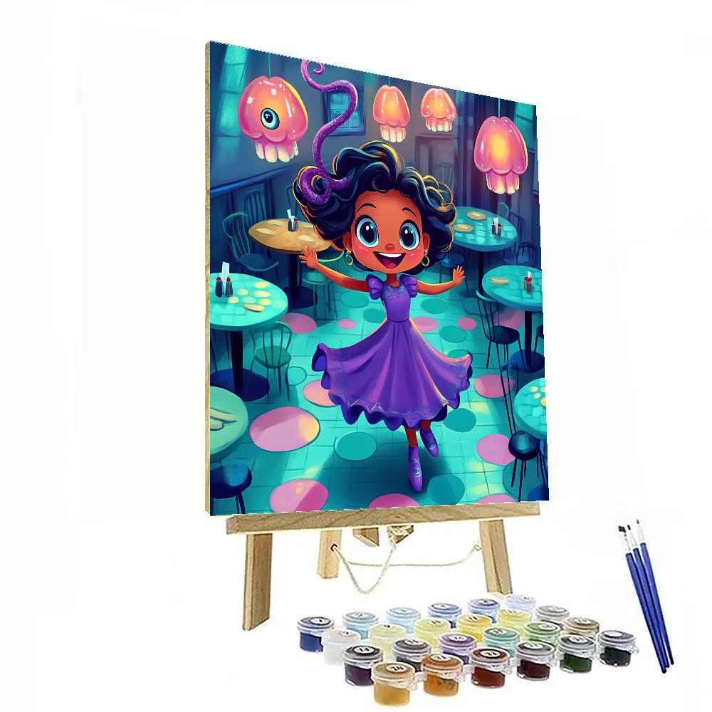 Celia Mae Restaurant Lobby Spin Disney Inspired Paint by numbers kits