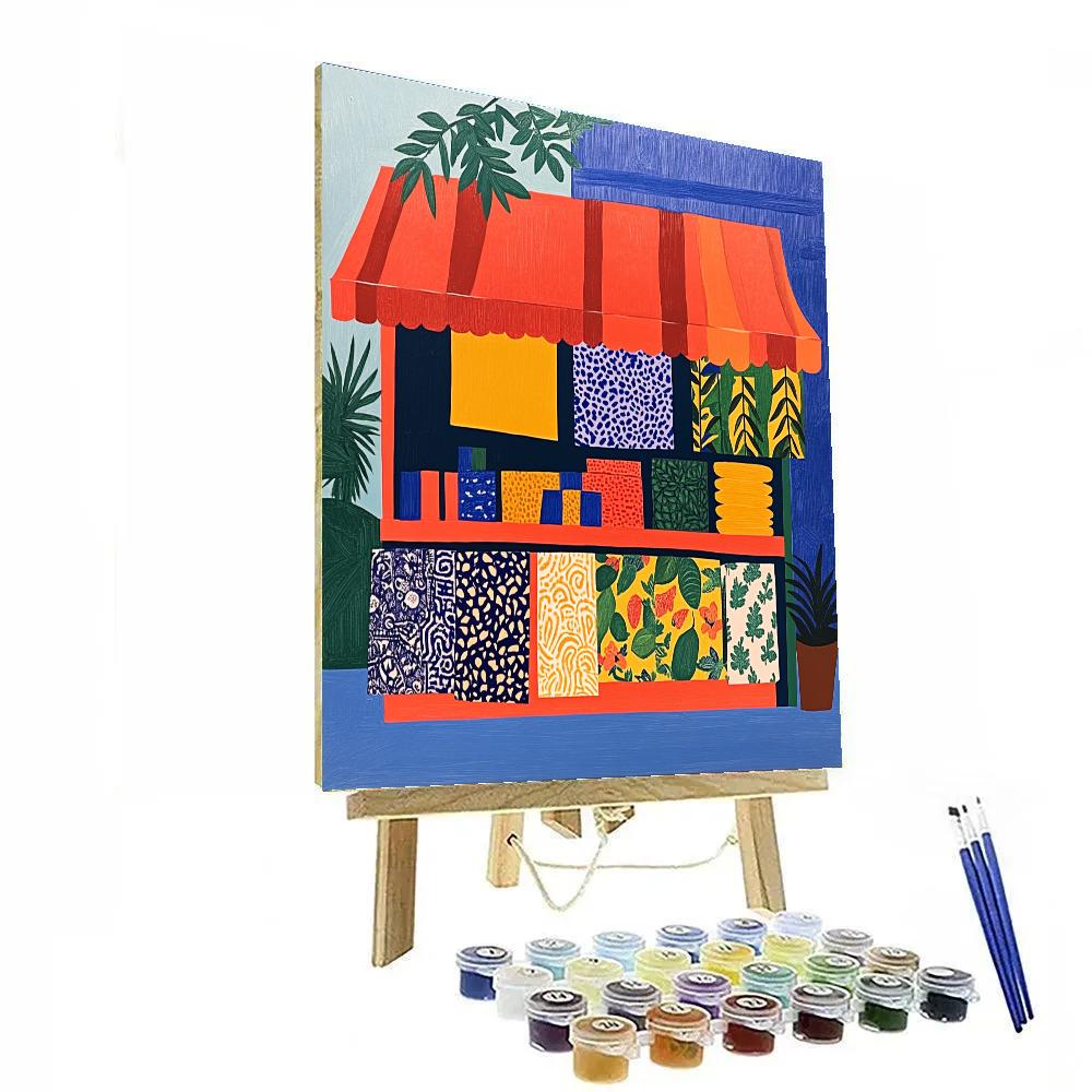 Henri Matisse Inspired Fruit Stall paint by number