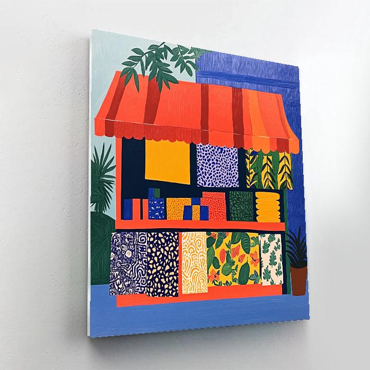 Henri Matisse Inspired Fruit Stall paint by number